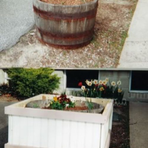 Barrel Planter Surround